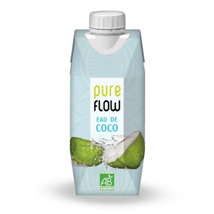 Pure Flow Agua de coco ecológica 500 ml