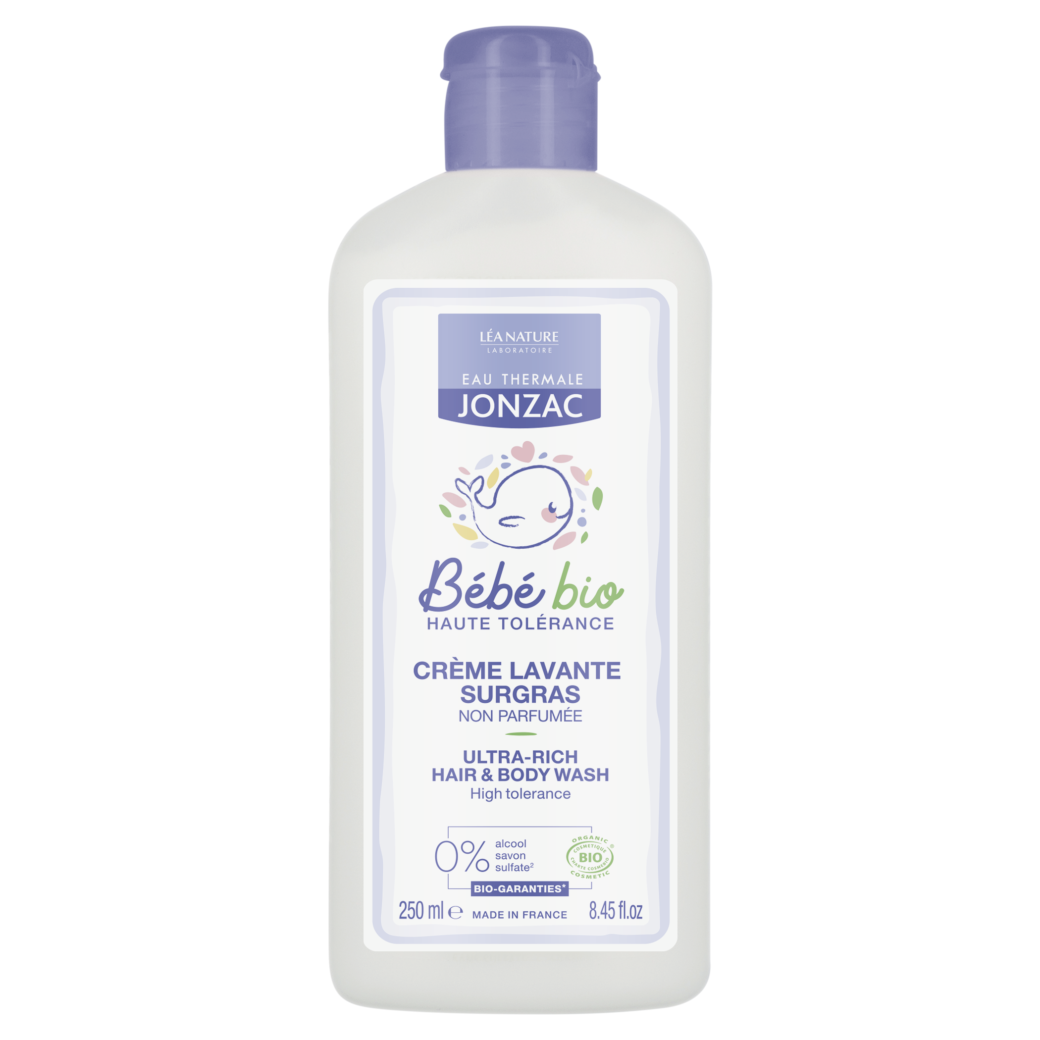 Eau thermale Jonzac Bebe Crema Limpiadora Rehidratante Cuerpo Y Cabello Bio 250ml