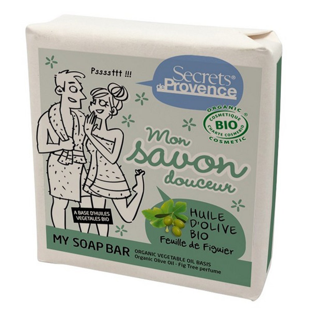 Secrets de Provence Jabón aceite de oliva perfume hoja de higo 100 g