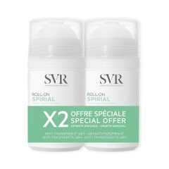 Svr Spirial Roll-on Desodorante Antitranspirante Intenso 48h 2x50ml