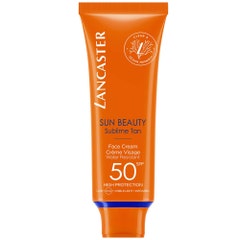 Lancaster Sun Beauty Crema facial confort bronceador luminoso SPF50 50 ml