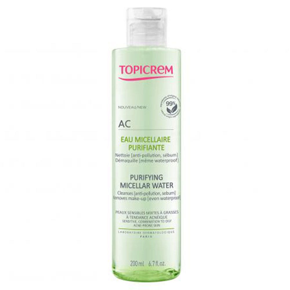 Topicrem AC Pieles Mixtas a Grasas Agua micelar purificante 200 ml