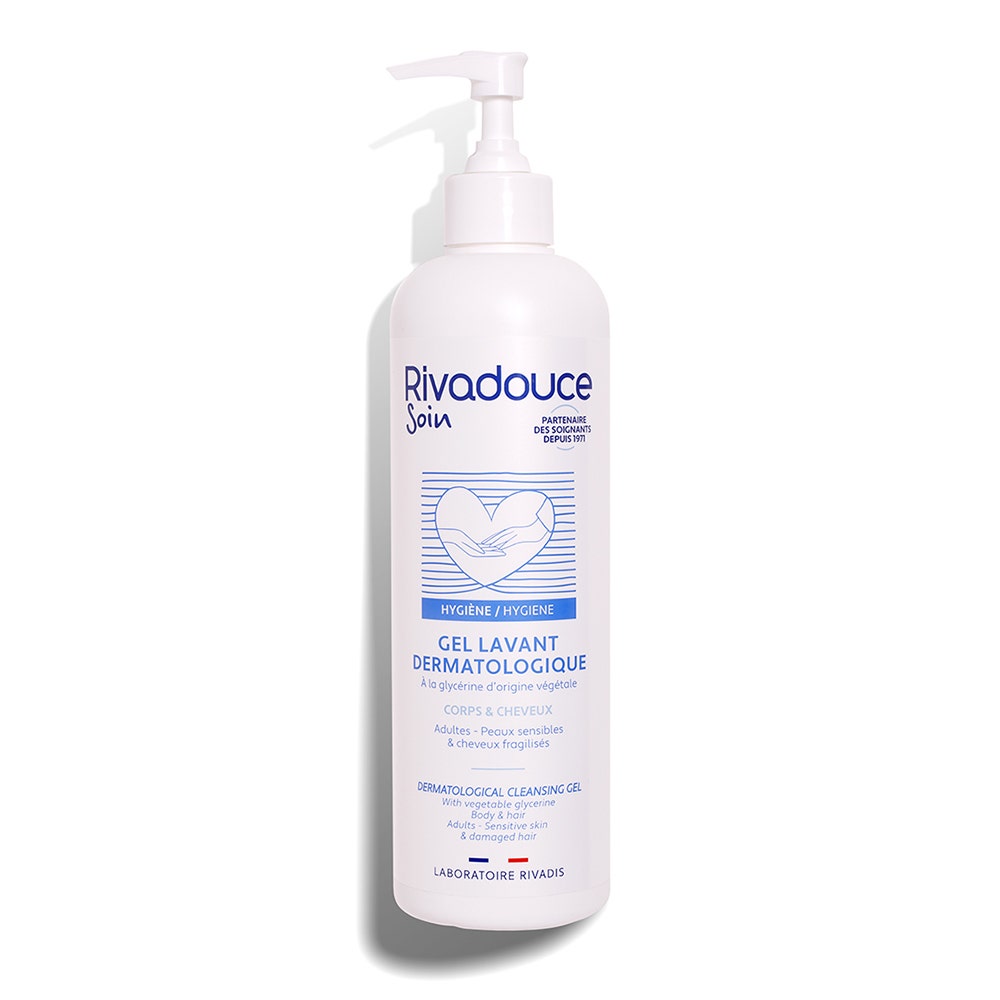 Rivadouce Soin Gel limpiador dermatológico Cuerpo y cabello 500 ml