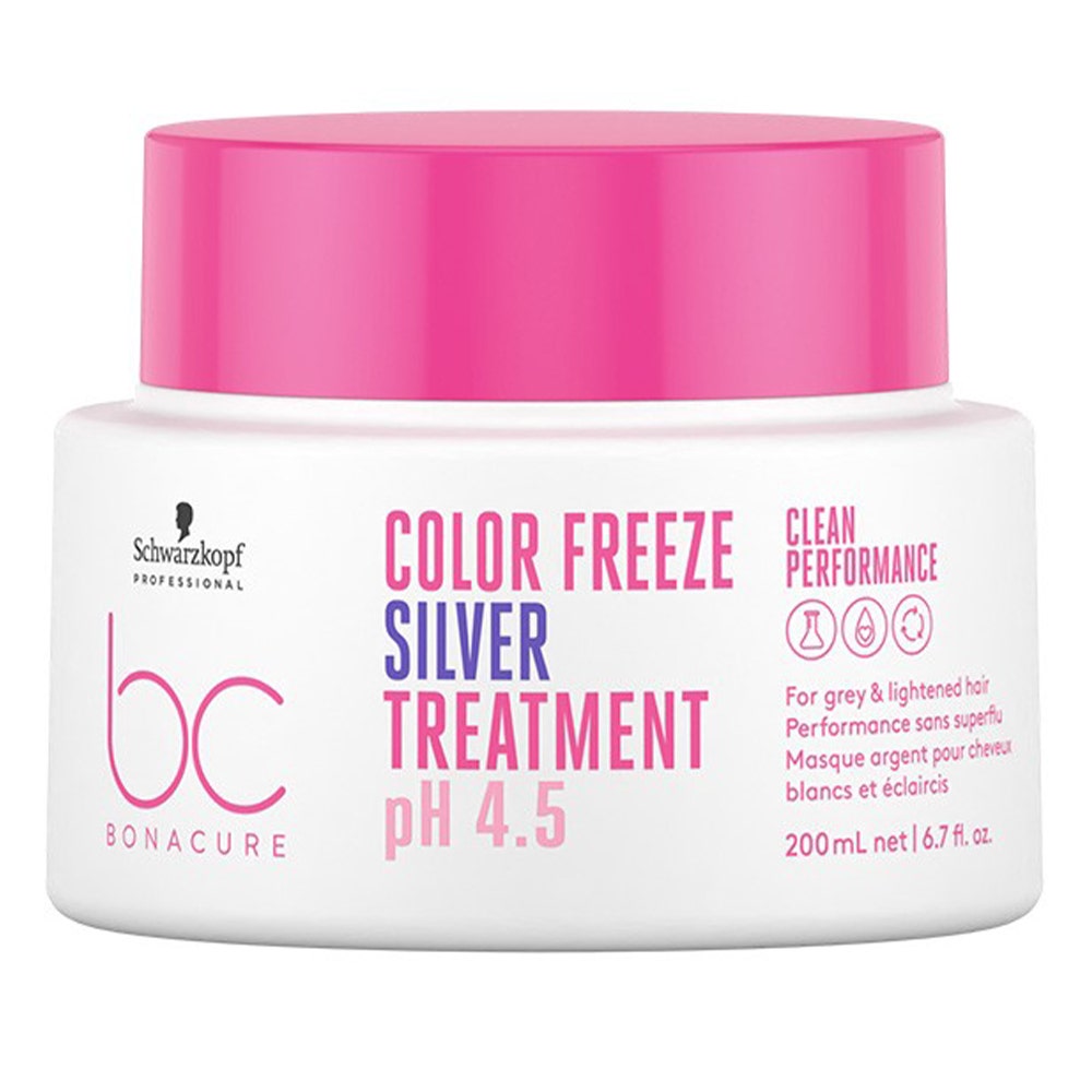 Schwarzkopf Professional PH 4.5 Color Freeze Mascarilla BC Bonacure Cabellos blancos y aclarados 200 ml