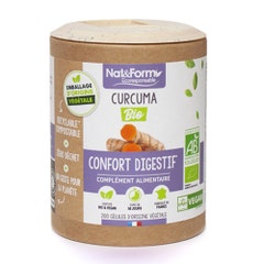 Nat&Form Cúrcuma ecológica confort digestivo 200 cápsulas vegetales