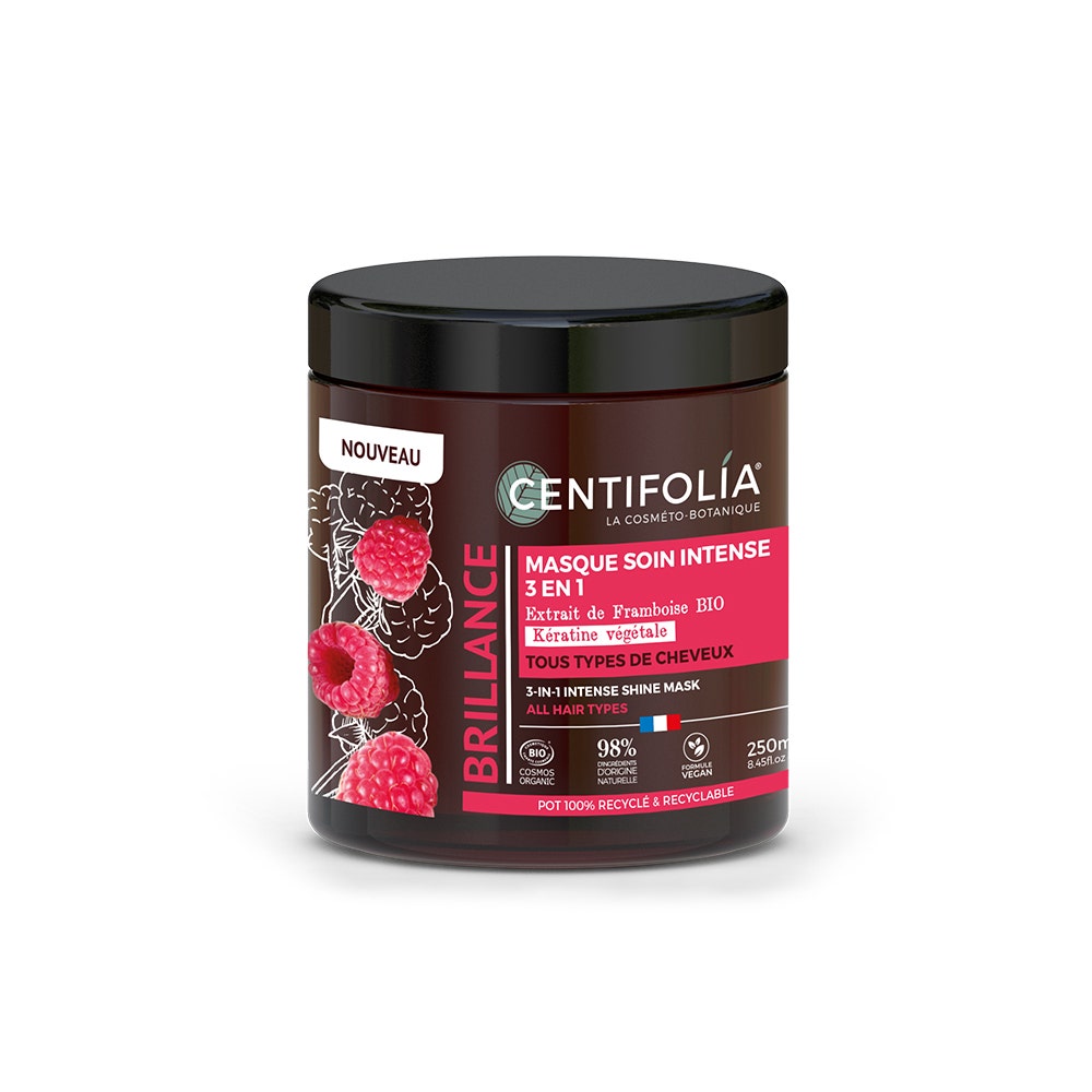 Centifolia Brillance Mascarilla Brillo Intenso 3en1 BIO Tous types de cheveux 250 ml