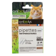 Anibiolys Pipetas Antiparasitarias Gato + 12 Meses x2