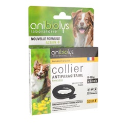 Anibiolys Collares Antiparasitarios Perros Grandes 15- Grand Chien 15 à 30 kg 30kg