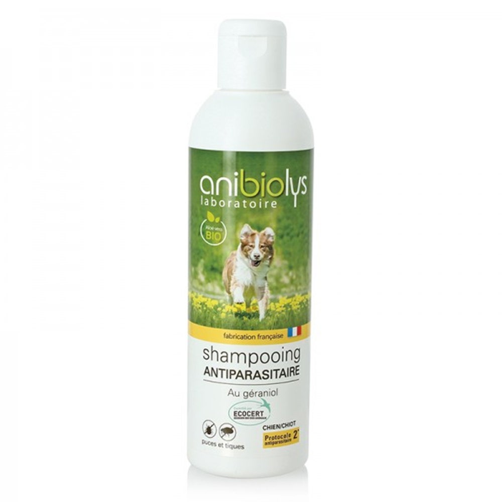 Anibiolys Champú antiparasitario cachorros perros y gatos 250 ml