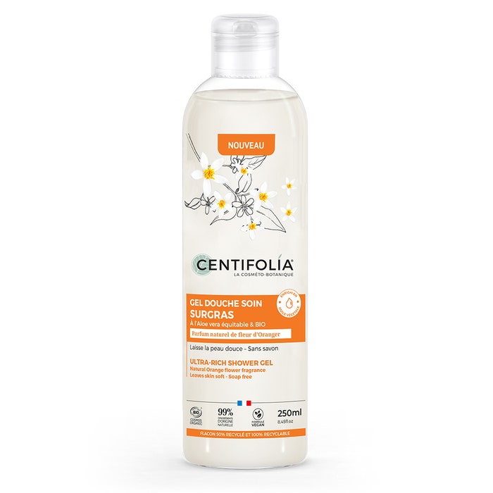 Centifolia gel de ducha supergraso perfumado Flor Naranjo 250 ml