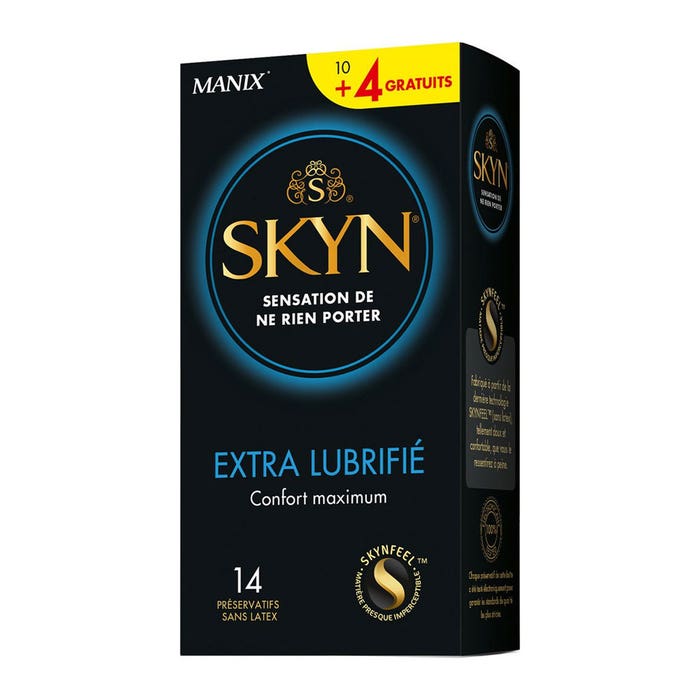 Preservativos de máximo confort x14 Extra Lubrifié Manix