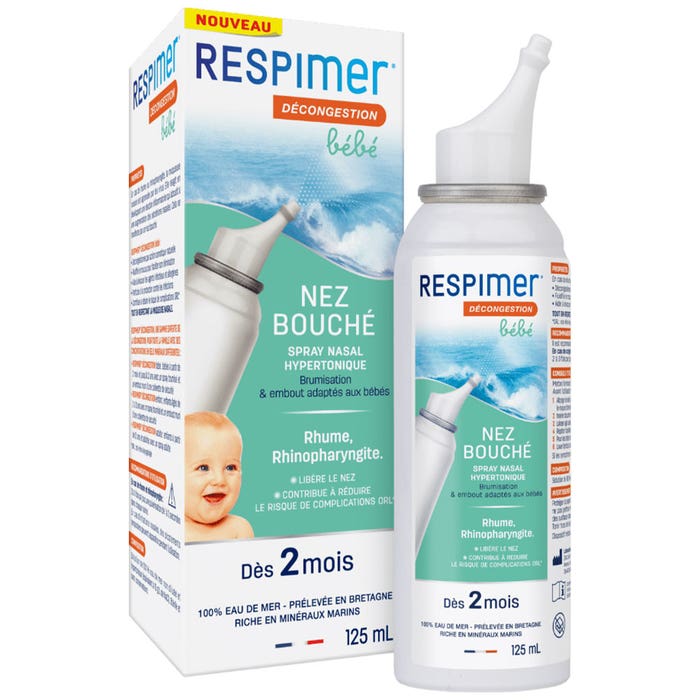Respimer Spray nasal hipertónico Bebé M 125 ml Easypara