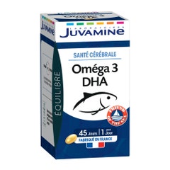 Juvamine Omegas 3 DHA Salud cerebral 45 cápsulas