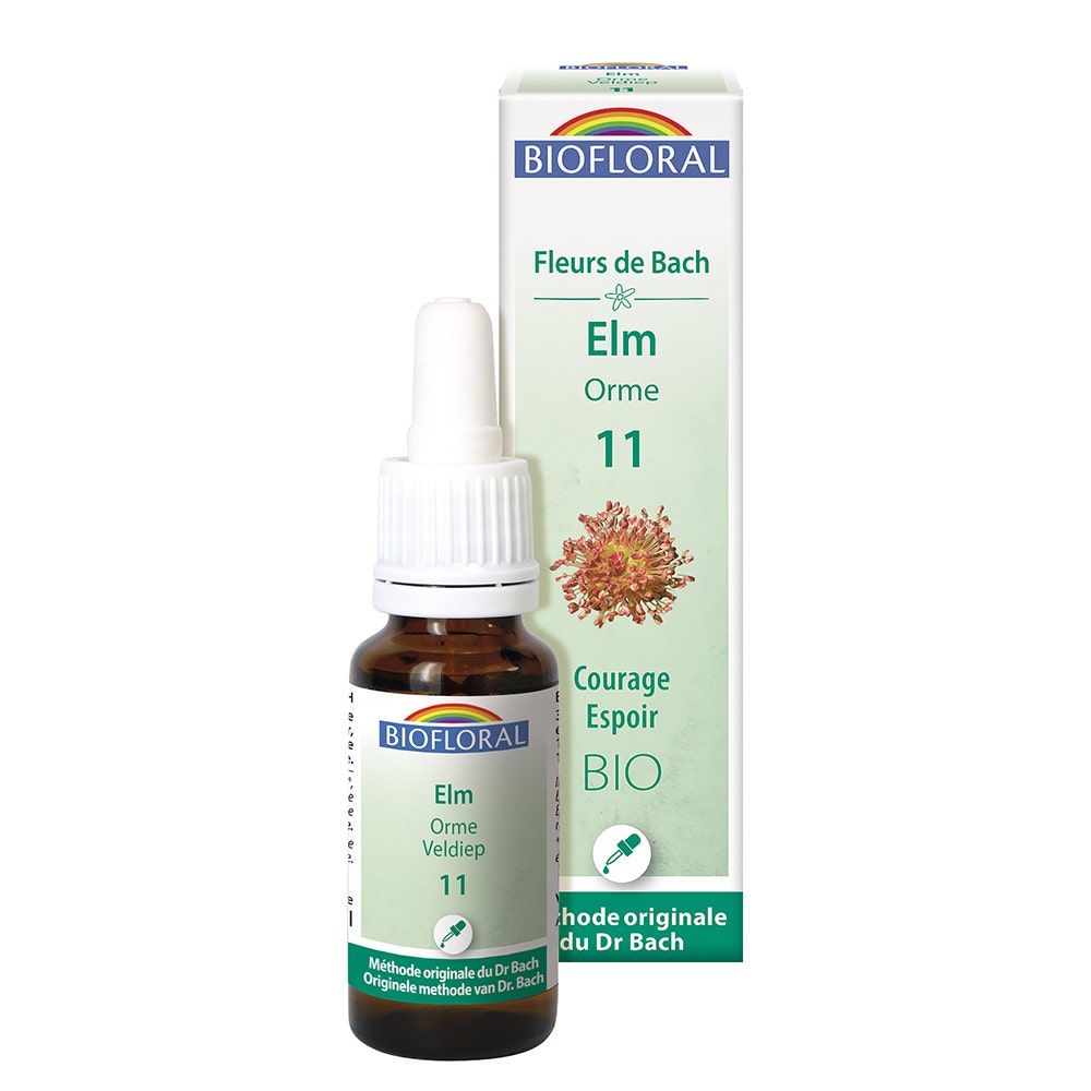 Biofloral No 11 Elm Organic Demeter Flores de Bach Coraje Esperanza 25 ml