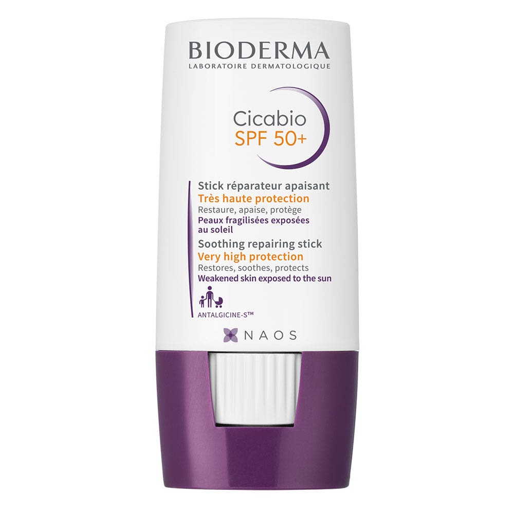 Bioderma Cicabio Stick Reparador Calmante Spf50+ Spf50 8g