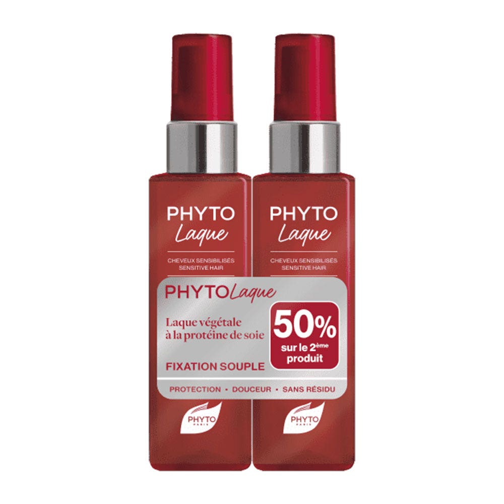 Phyto Paris Phytolaque Seda laca vegetal cabello dañado 2x100ml