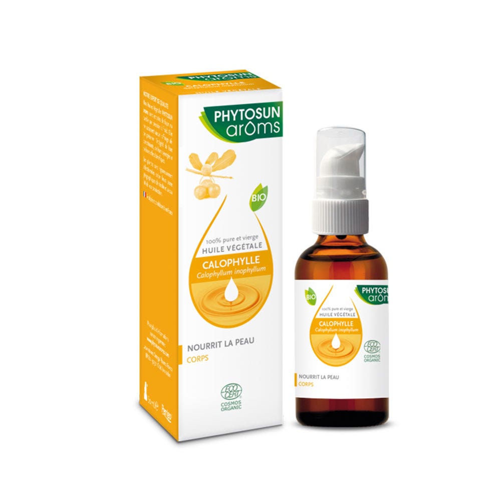 Phytosun Aroms Aceite Vegetal De Calofilo Bio Zonas Musculares O Sensibles 50ml