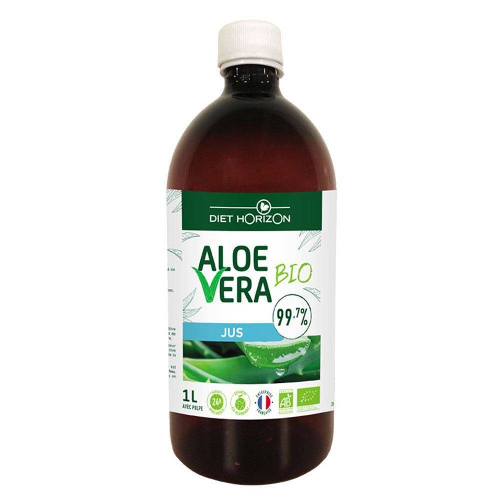 Diet Horizon Zumo de aloe vera ecológico 1L