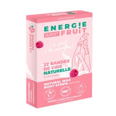 Energie Fruit Bandas de cera fría natural Piernas, axilas y línea del bikini x32