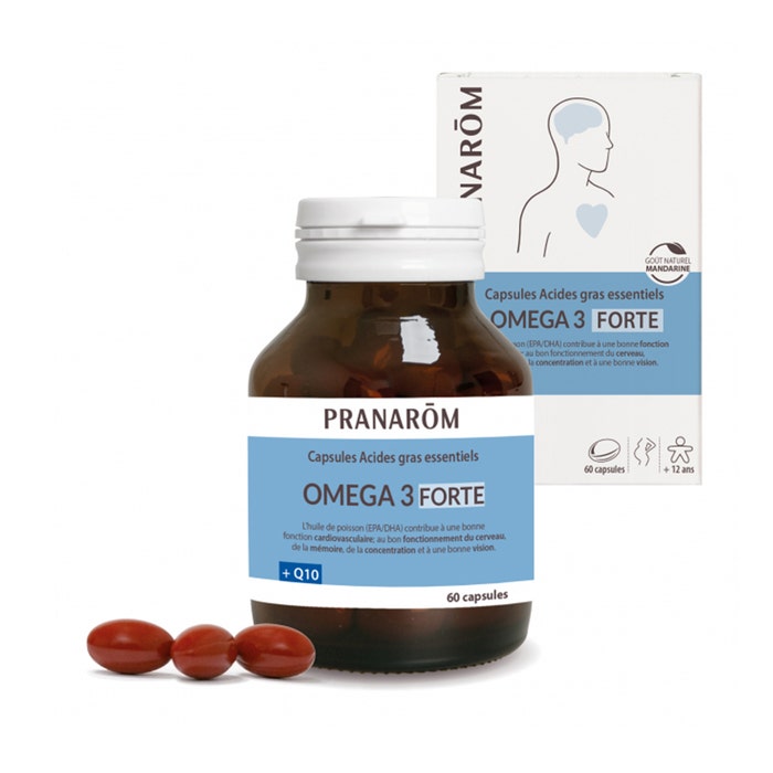 Pranarôm Pranacaps Omegas 3 FORTE 60 cápsulas