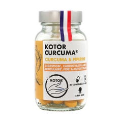 Kotor Cúrcuma + Piperina Digestión 60 comprimidos