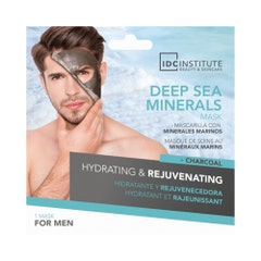 Idc Institute Máscara de tela para hombre Minerales de las profundidades marinas 15 g