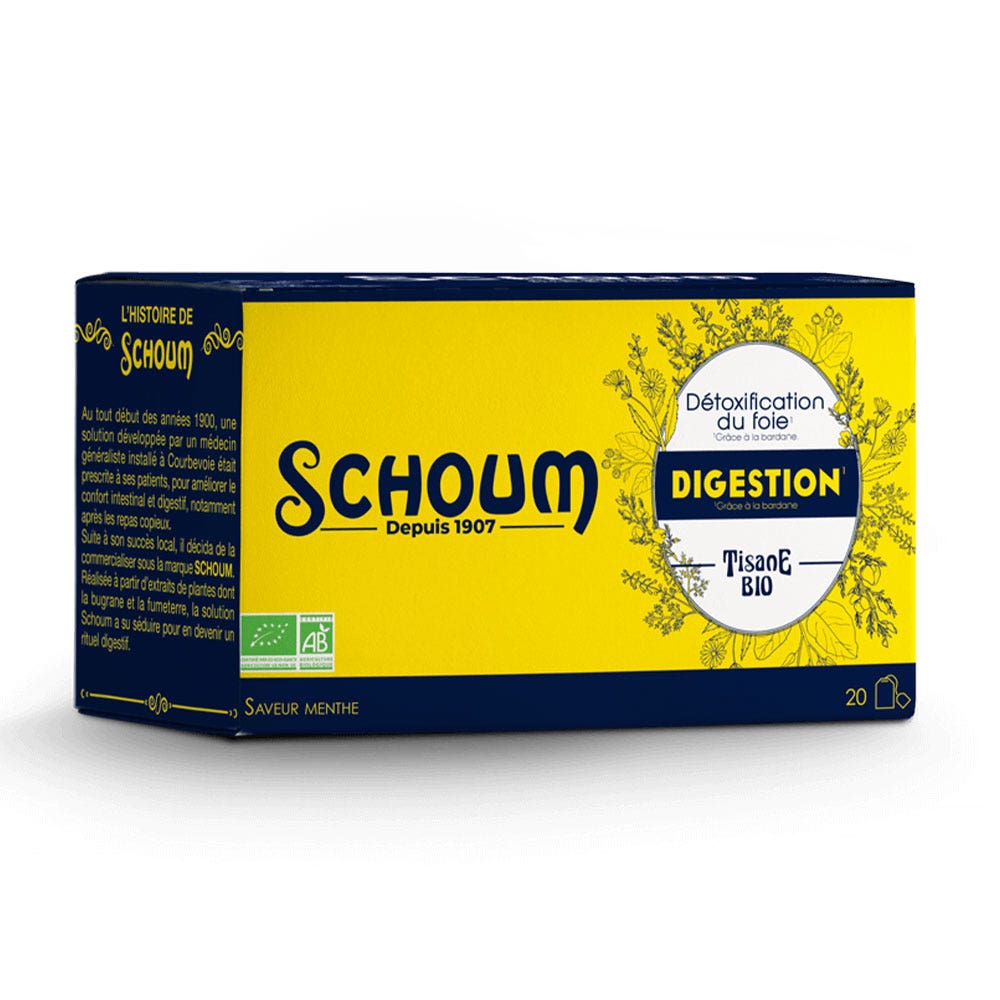 Schoum Digestión tisana bio x20