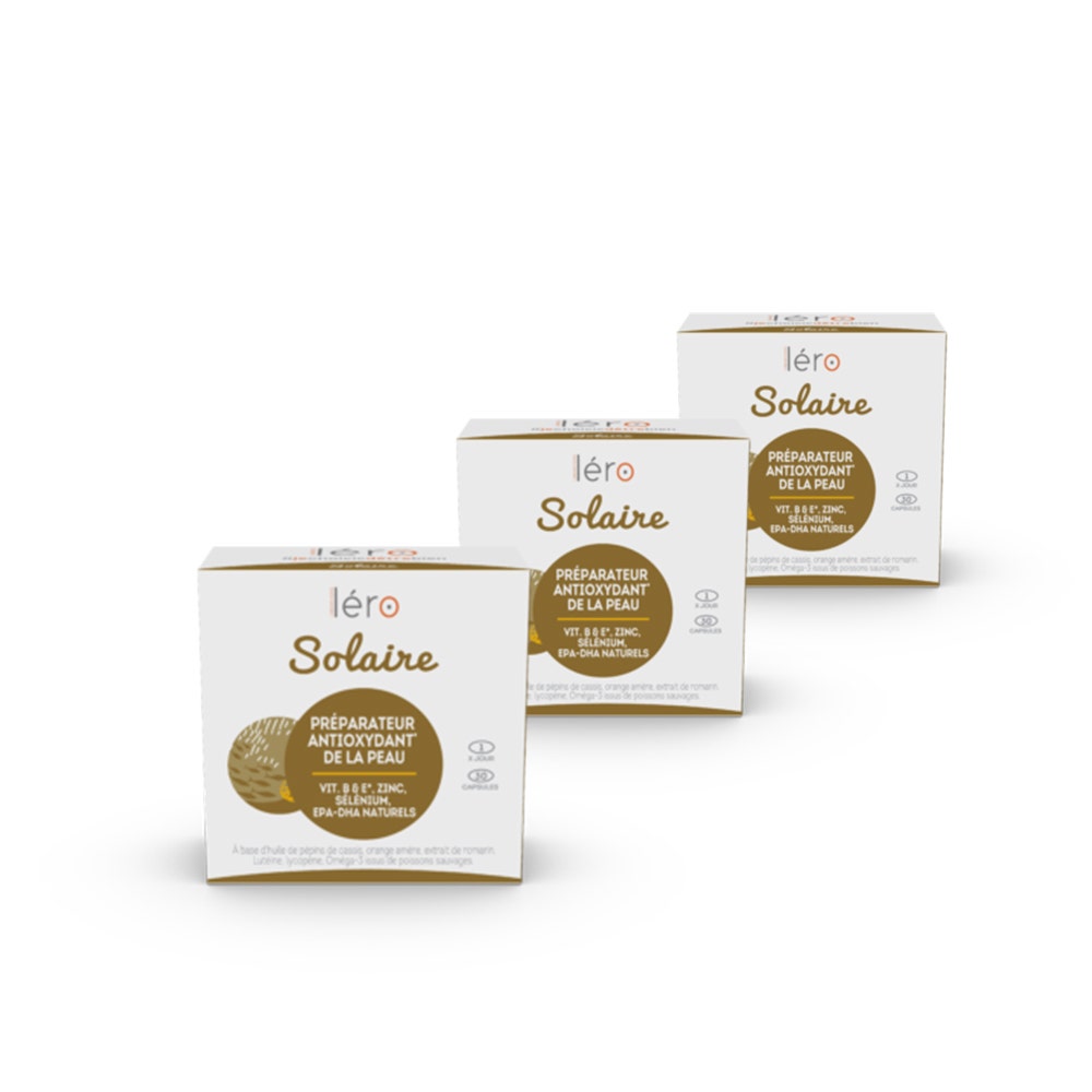 Lero Solar preparador de bronceado 3x30 cápsulas