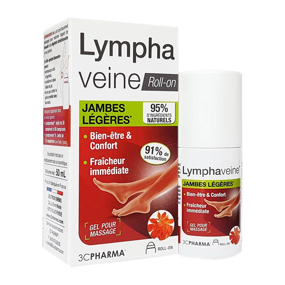 3C Pharma Linfaveína Roll On 50 ml