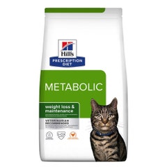 Hills Prescription Diet Comida para gatos Metabolic Weight Management Les Poulettes 3 kg