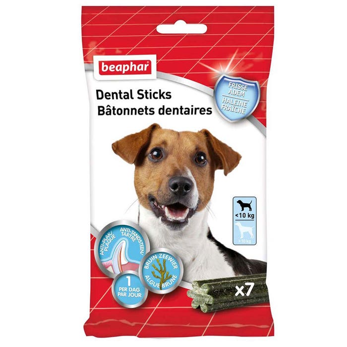 Beaphar Palillos dentales para perros pequeños x7