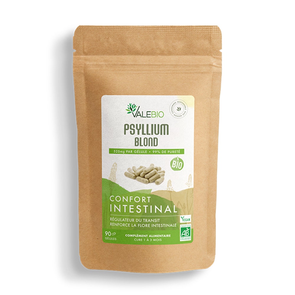 Valebio Organic Psyllium Blond Me 90 cápsulas