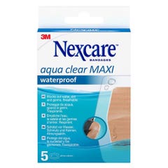 Nexcare Apósitos impermeables Aqua Clear Maxi x5