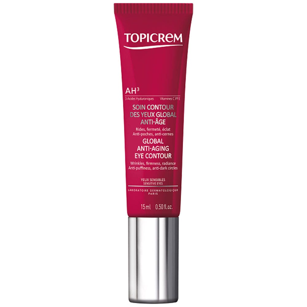 Topicrem AH3 Antiedad global para el contorno de ojos ojos sensibles 15 ml