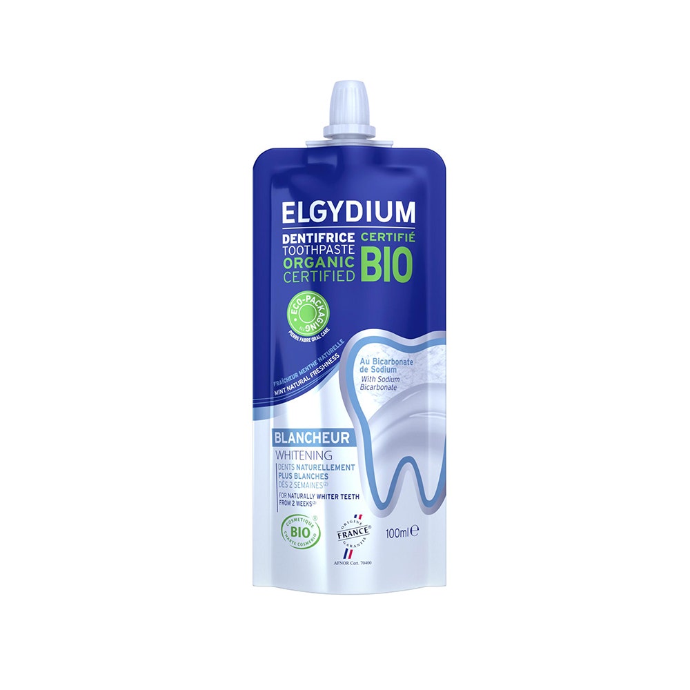 Elgydium Pasta dentífrica ecológica Bio Blanqueador Dents sensibles 100 ml