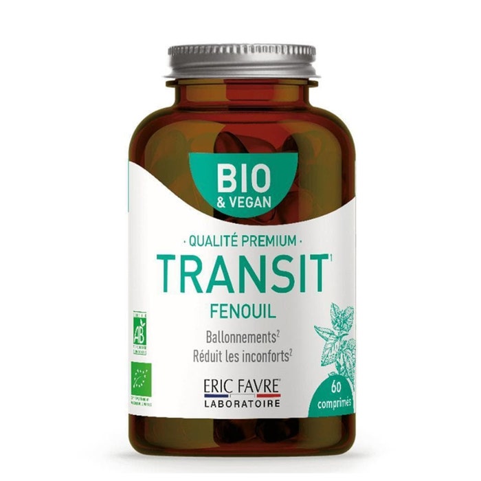 Complementos alimenticios ecológicos Transit 60 comprimidos Eric Favre