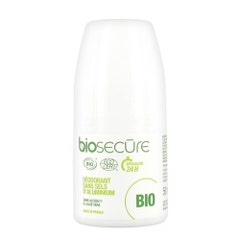 Bio Secure Desodorante Sin Sales De Aluminio Aloe Vera Parfum Pêche 50ml