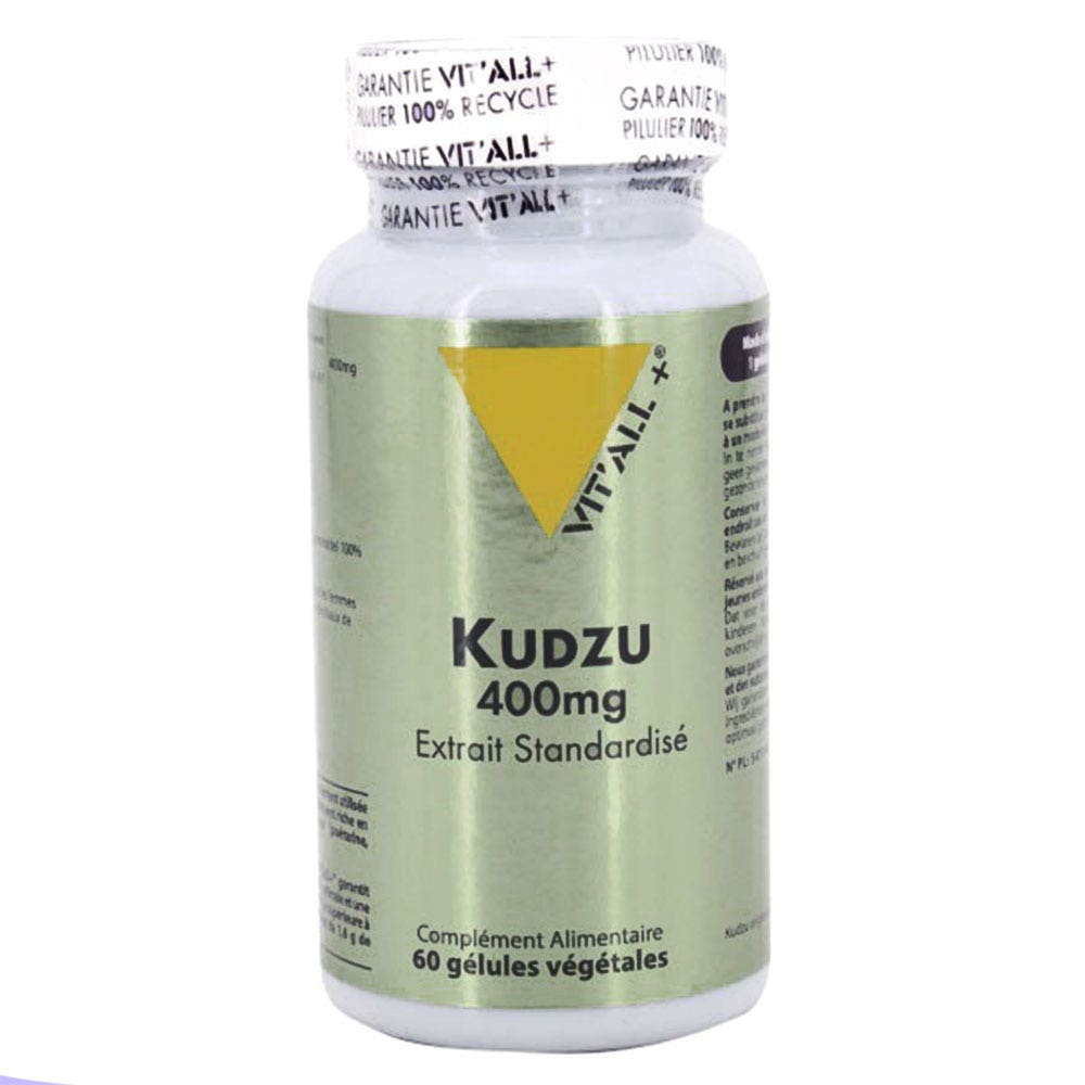 Vit'All+ KUDZU 400mg Extracto estandarizado x60 Cápsulas