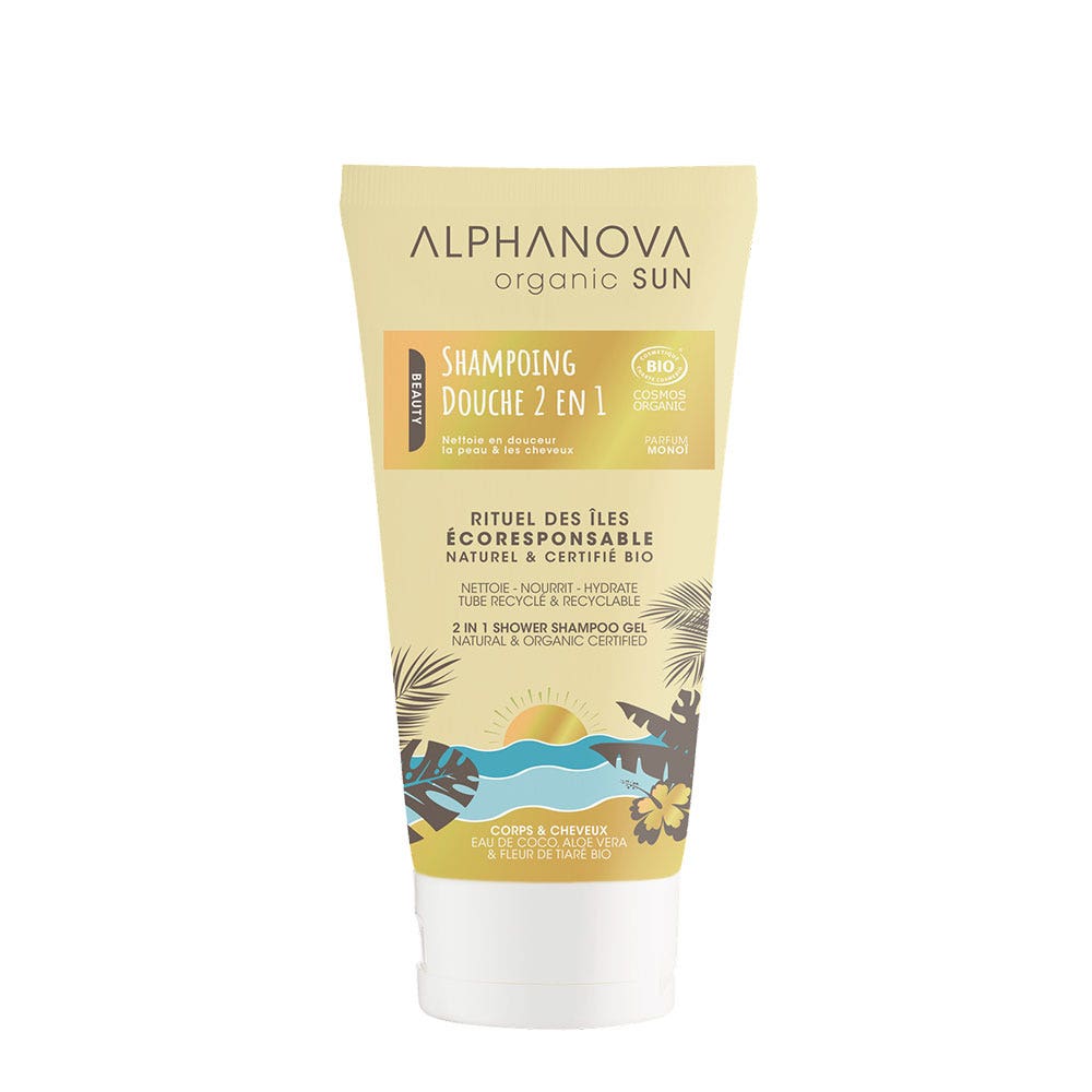 Alphanova Sun Champú de ducha ecológico 2 en 1 150 ml