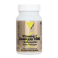 Vit'All+ Vitamina C 1000 + Bioflavonoides 30 comprimidos rompibles