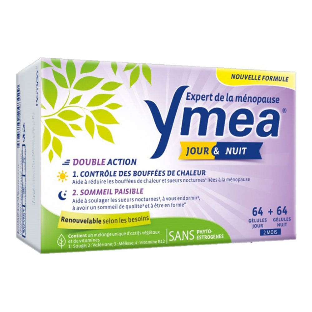 Ymea Menopausia Día&amp;Noche 128 cápsulas