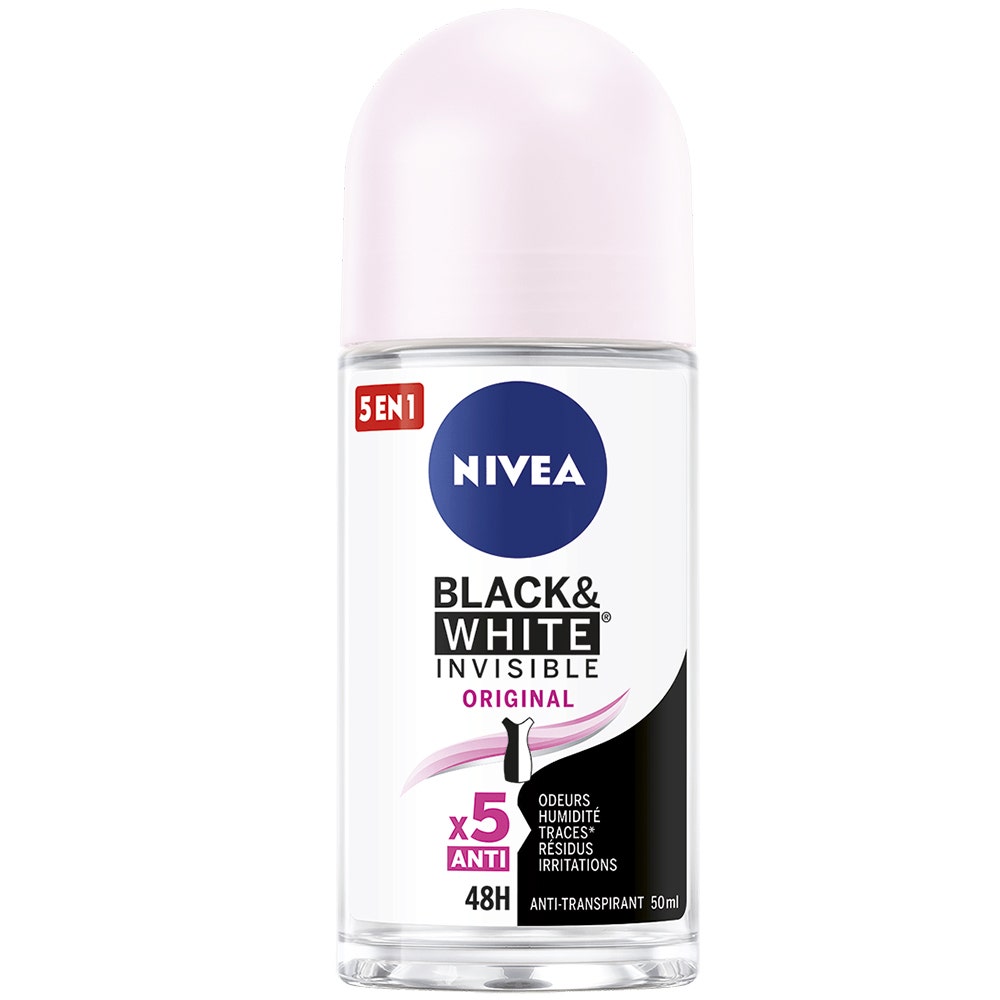 Nivea Desodorante Roll-on Antitranspirante Invisible Black&White Men 50ml