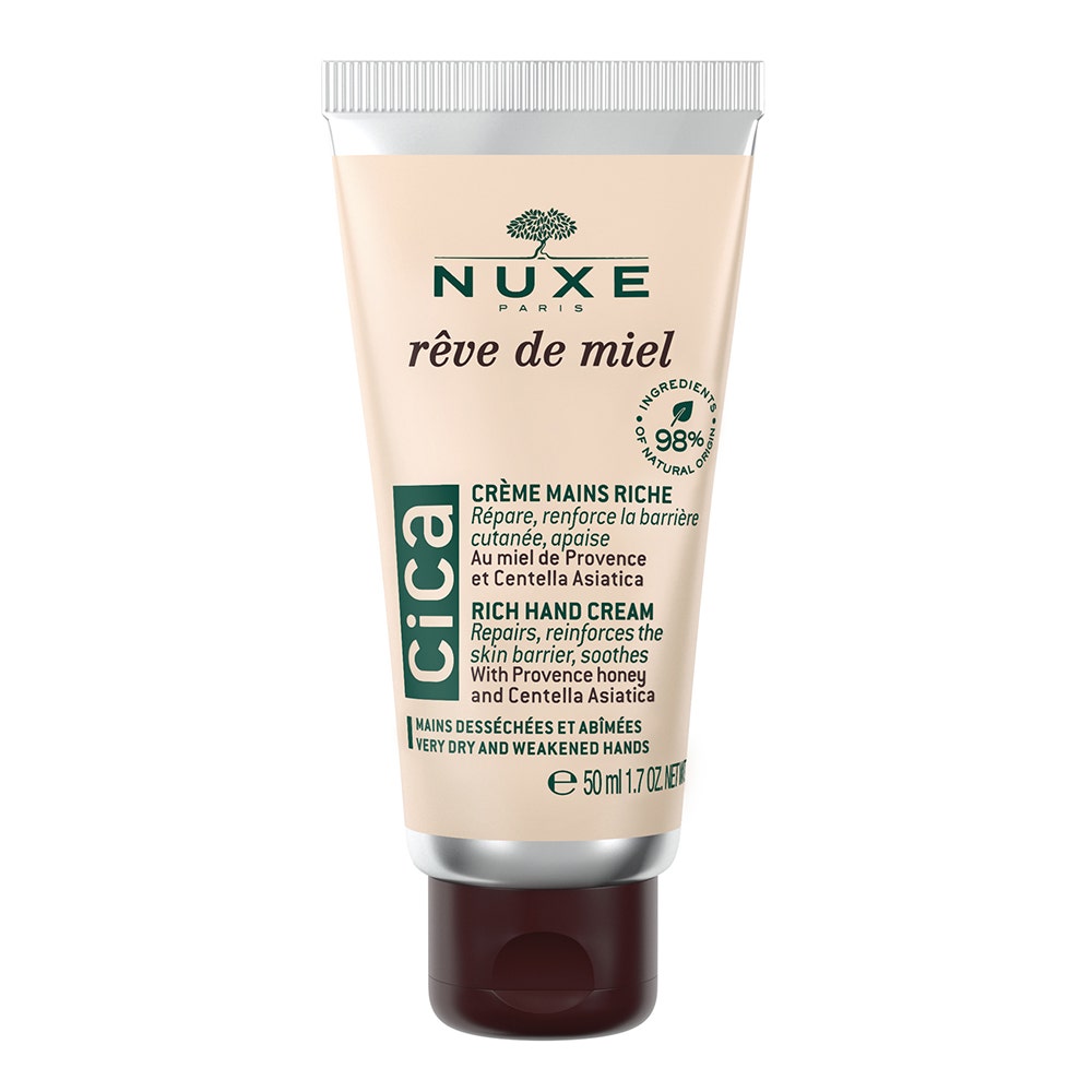 Nuxe Reve De Miel Crema de Manos CICA Piel seca y dañada 50 ml