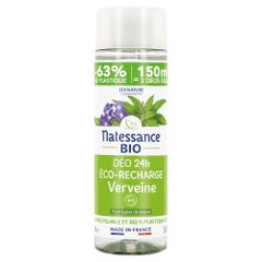 Natessance Eco Refill Desodorante 24h Verbena Bio Todo tipo de pieles 150 ml