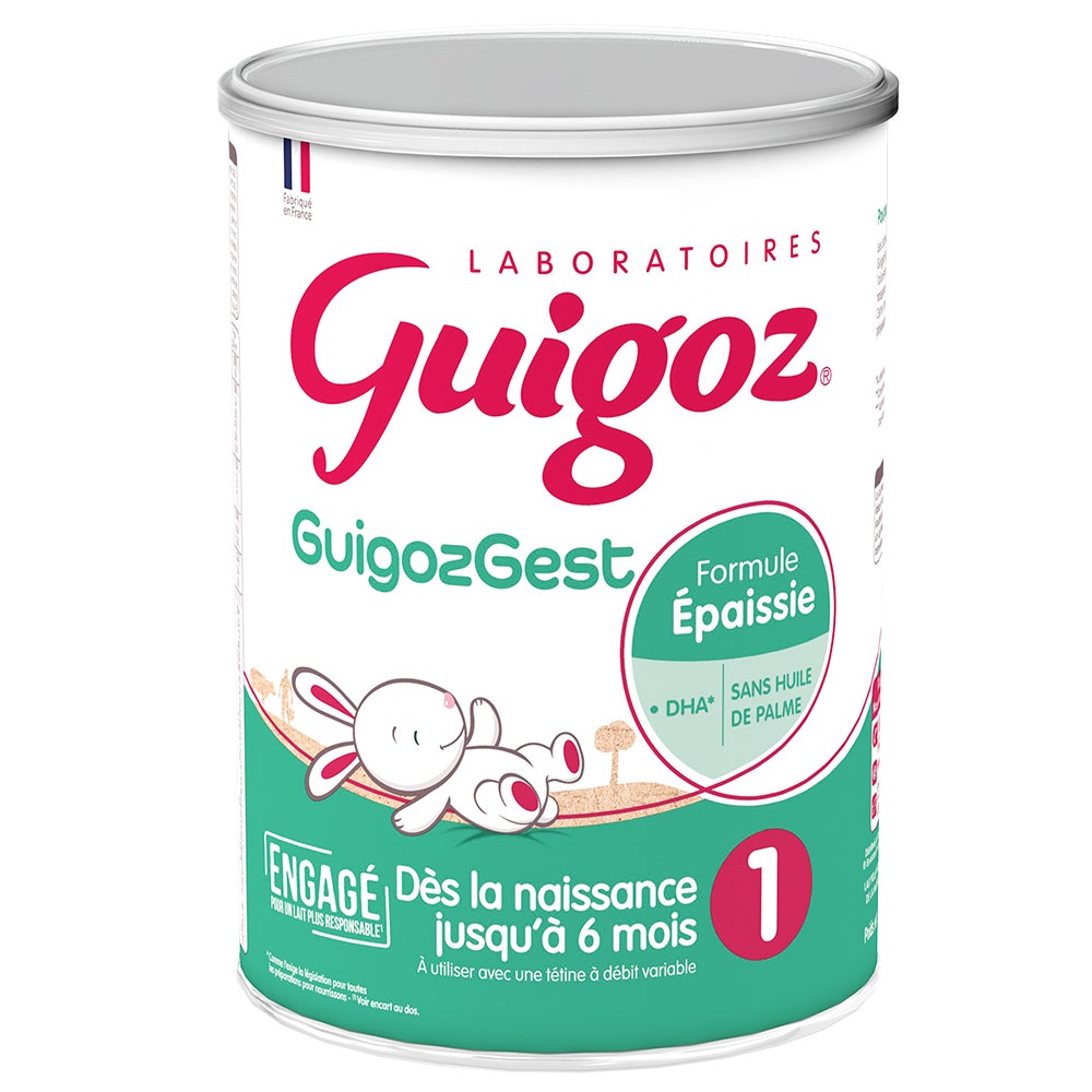 Guigoz Guigozgest Leche en polvo espesada 1 desde nacimiento hasta 6 meses 780 g