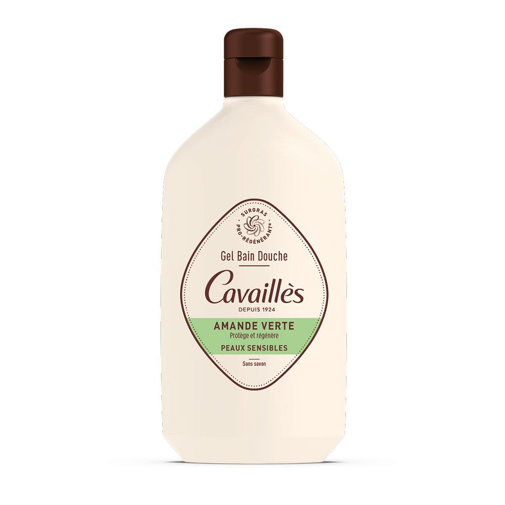 Cavaillès Gel ducha Almendra Verde Piel sensible 400 ml