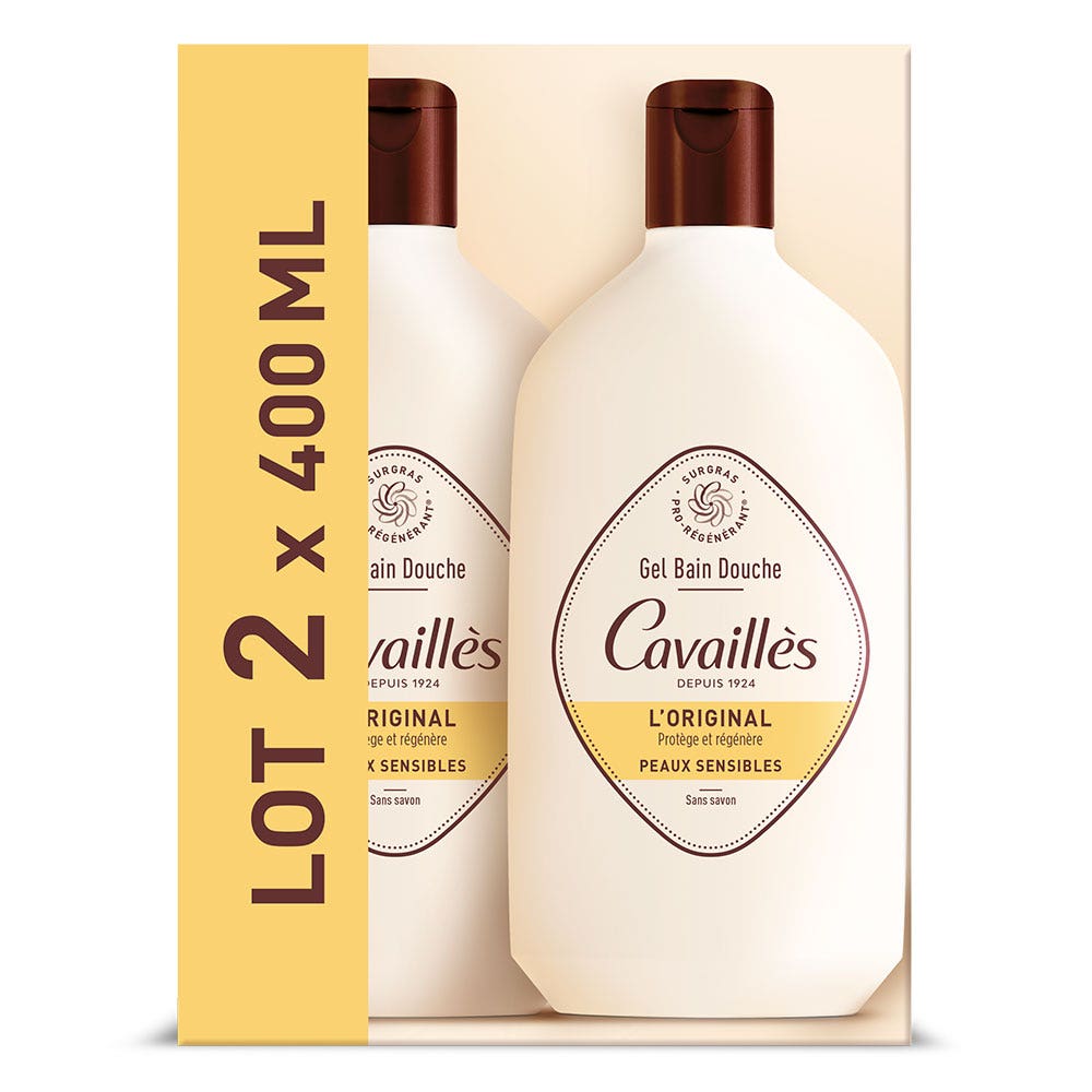 Rogé Cavaillès L'Original Gel de baño y ducha 2x400ml Piel sensible 800 ml