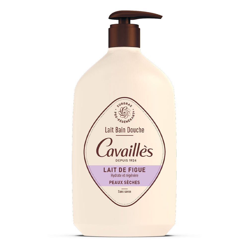 Cavaillès Baño y ducha de leche de higo Piel seca 1L
