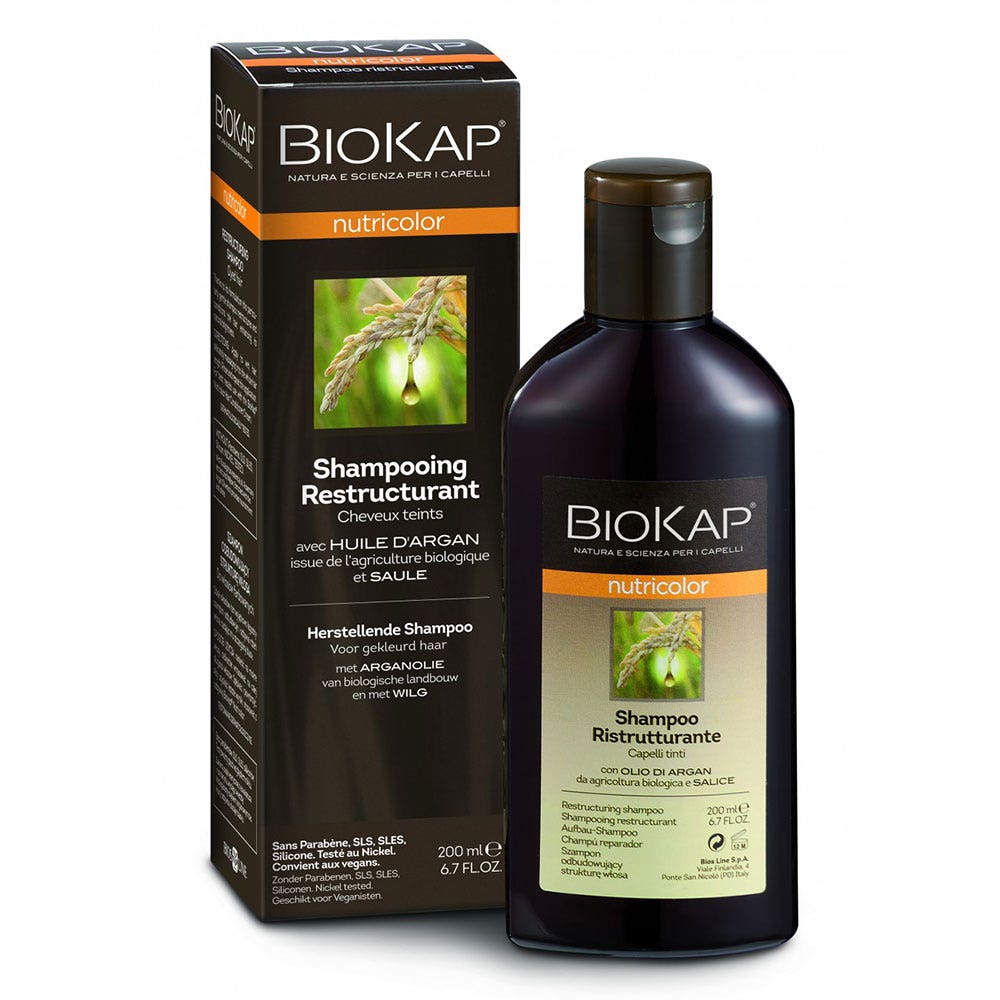 Biokap Nutricolor Champú reestructurante 200ml