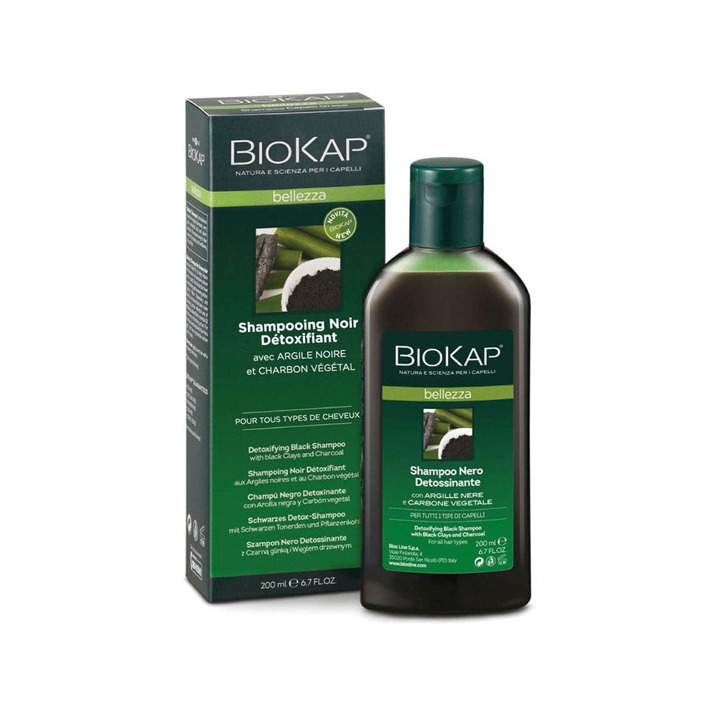 Biokap Belleza Champú negro detoxificante 200 ml